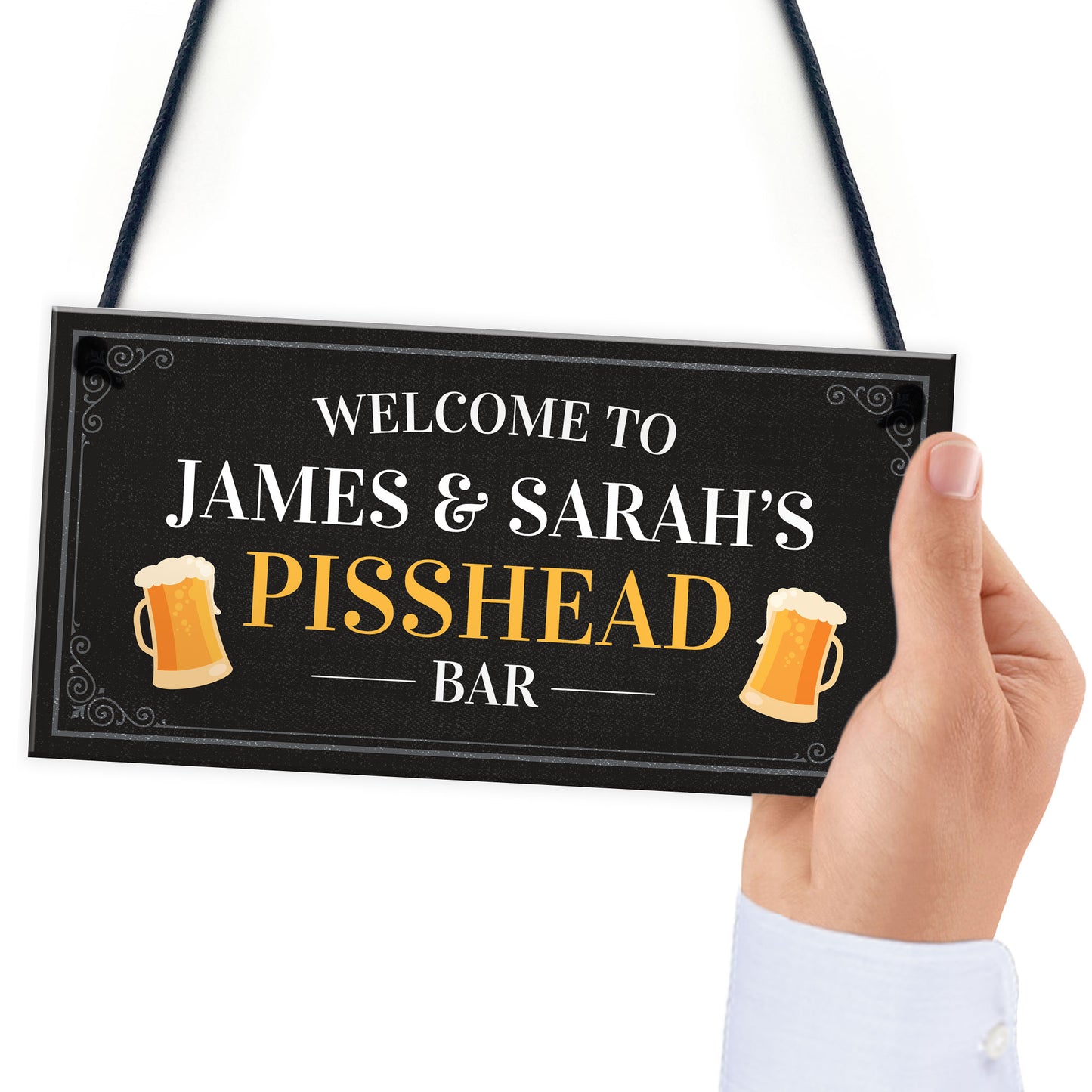 Bar Personalised Funny Decor Sign Beer Garden Shed Pub Decor