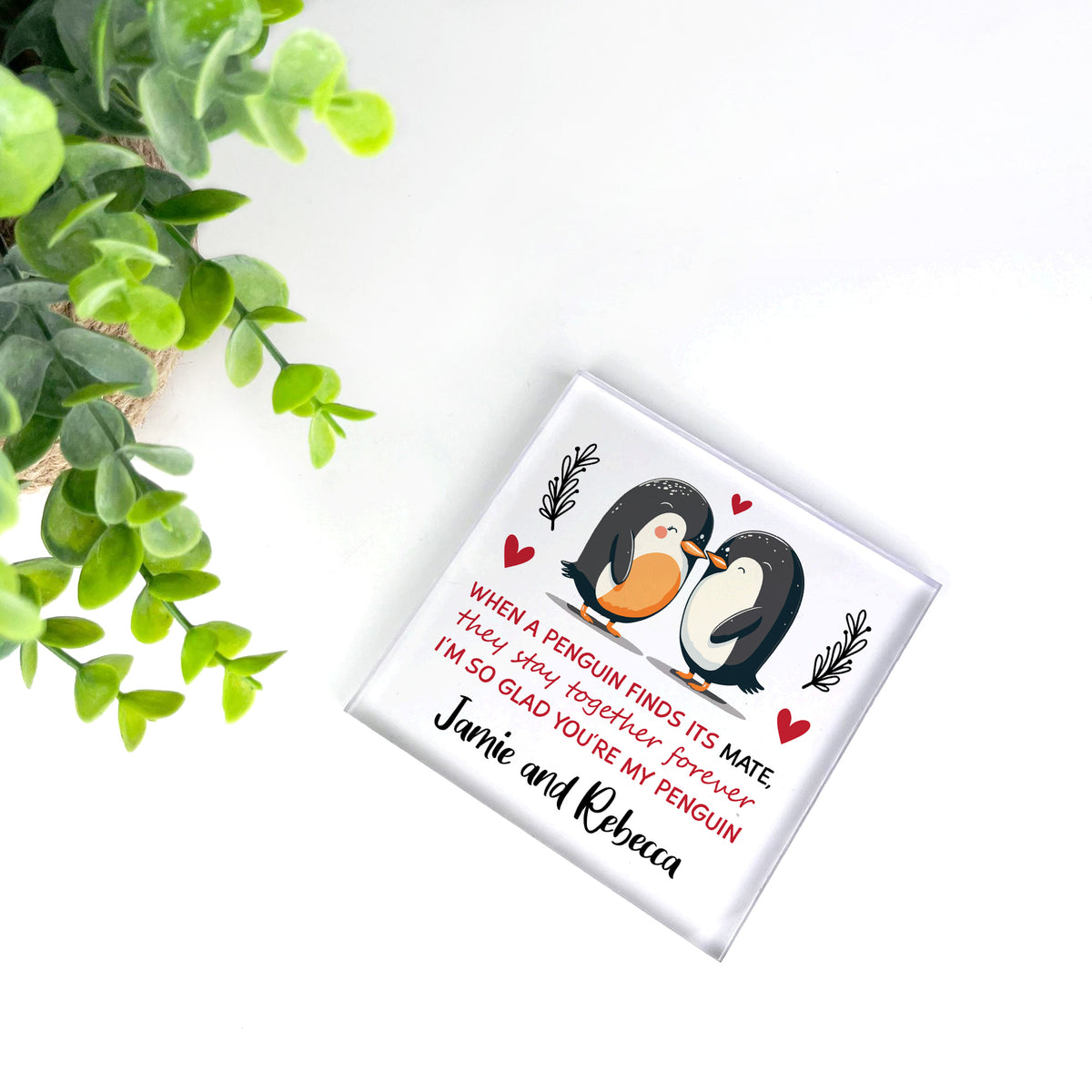Gifts For Couple Penguin Gifts for Her Him PERSONALISED Husband