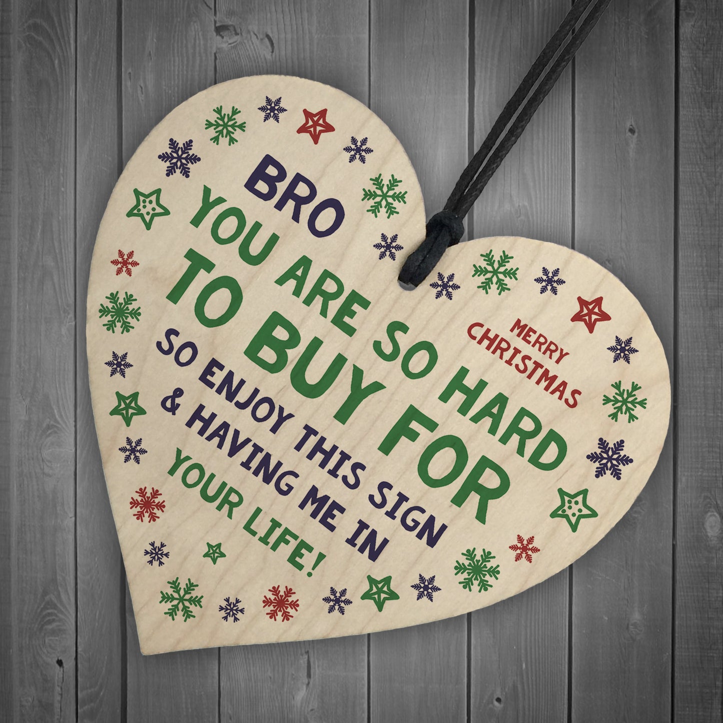 Brother Funny Christmas Gift From Sister Novelty GIft Idea For B
