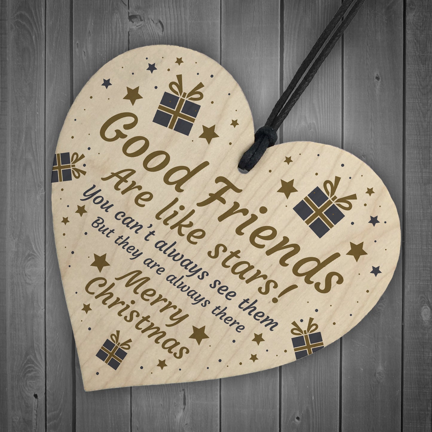 Best Friend Poem Heart Christmas Decoration Christmas Gift