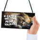 Funny Cat Gifts For Crazy Cat Lady Cat Lover Gifts Hanging Sign