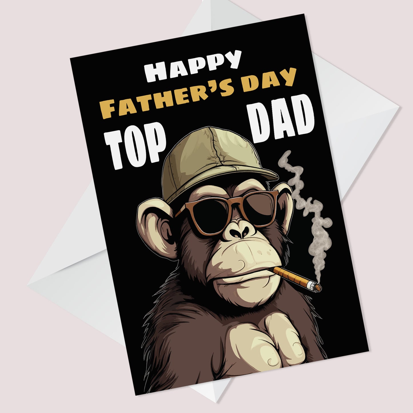 Top Dad Fathers Day Card Funny Novelty Joke Card For Dad