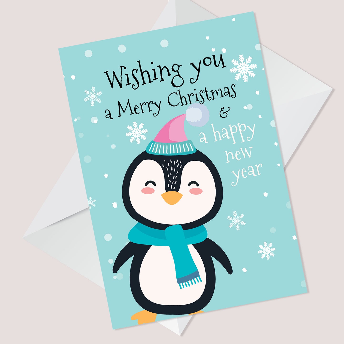 Merry Christmas Happy New Year Cards For Mum Dad Nan Grandad