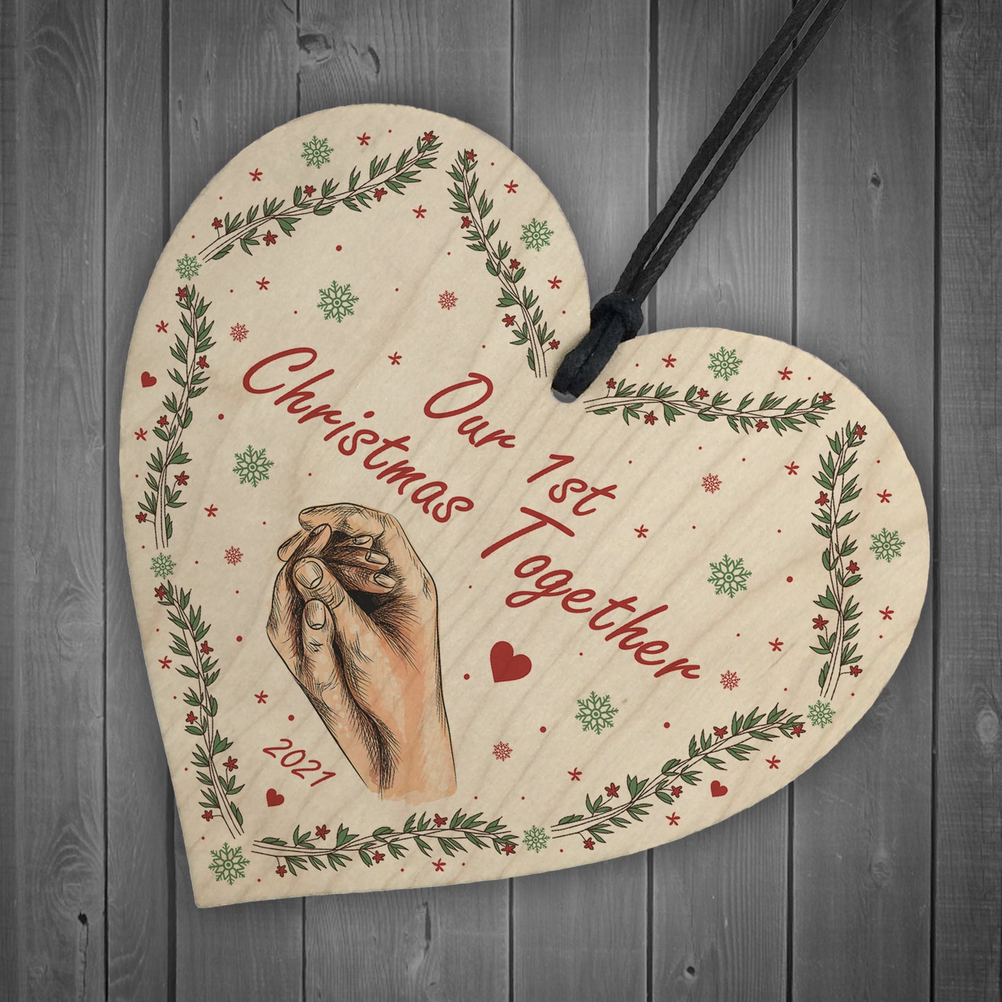 PERSONALISED Gift For Girlfriend Boyfriend Christmas Bauble