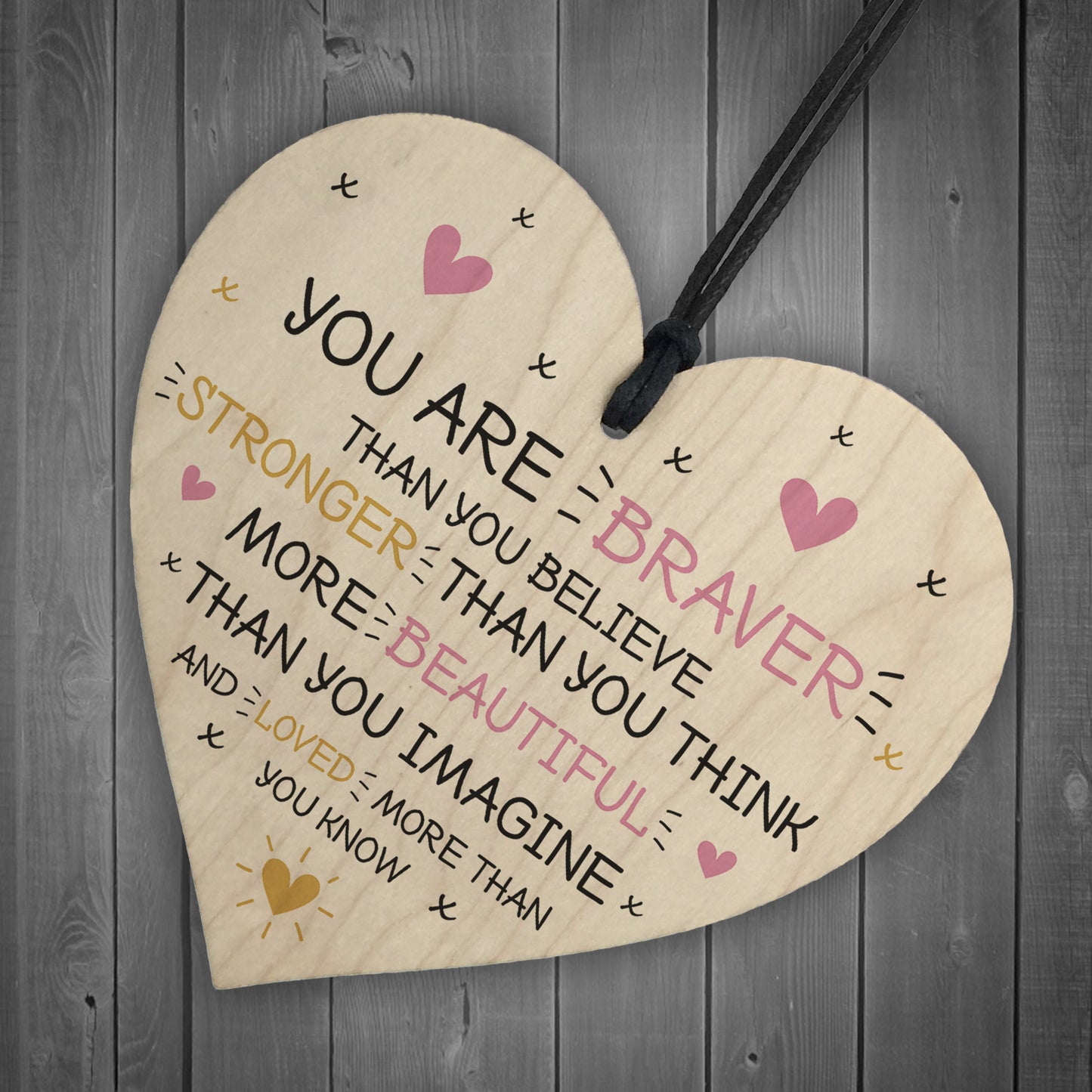 Braver Strong Beautiful Best Friend Inspirational Friendship