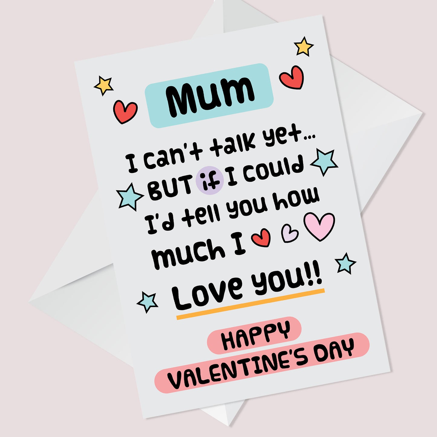 Happy Valentines Card For New Mum Valentines Card For Mum