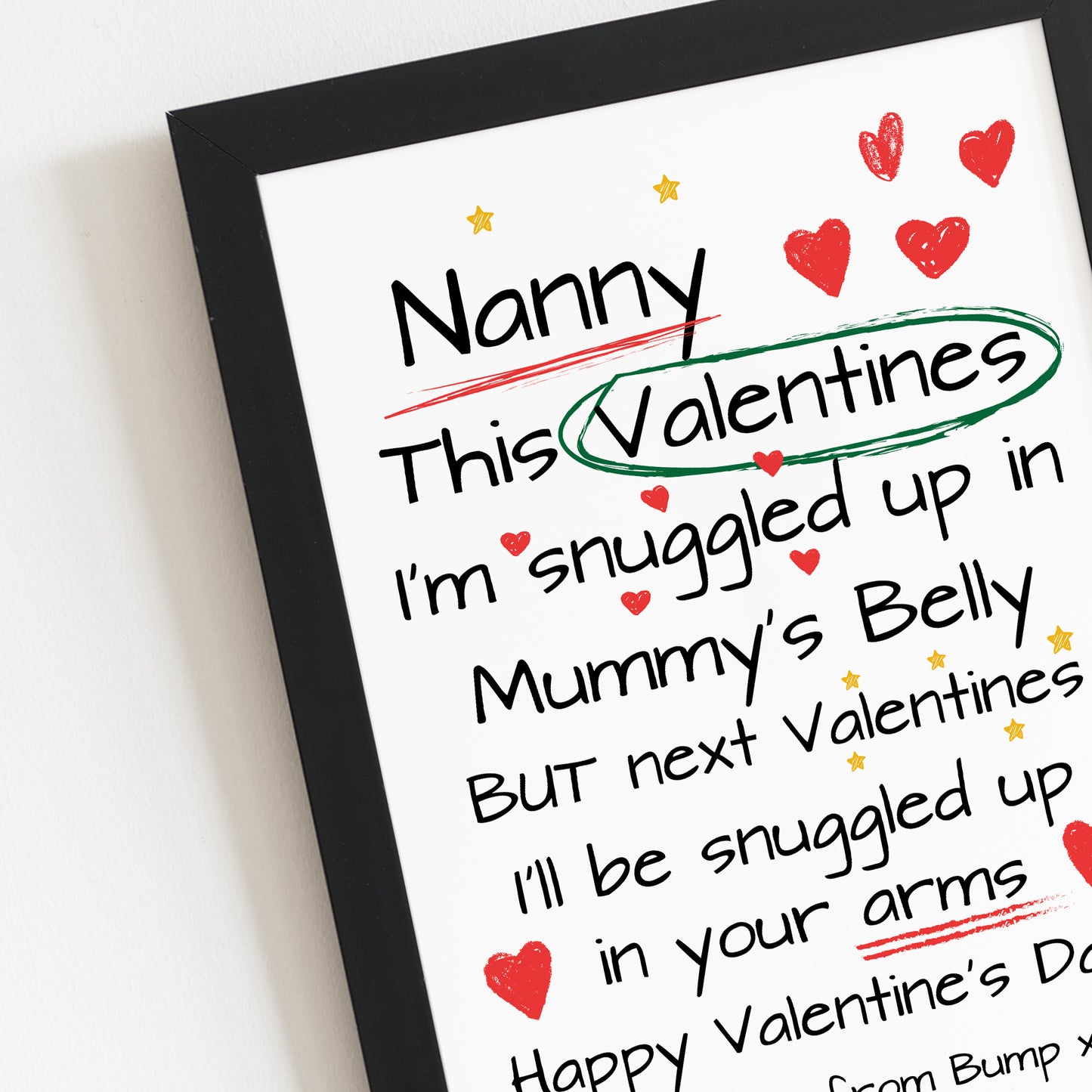 Nanny To Be Gifts For Valentines Day Gift From Bump Gift