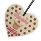 Be A Cupcake Novelty Wooden Hanging Heart Friendship Gift