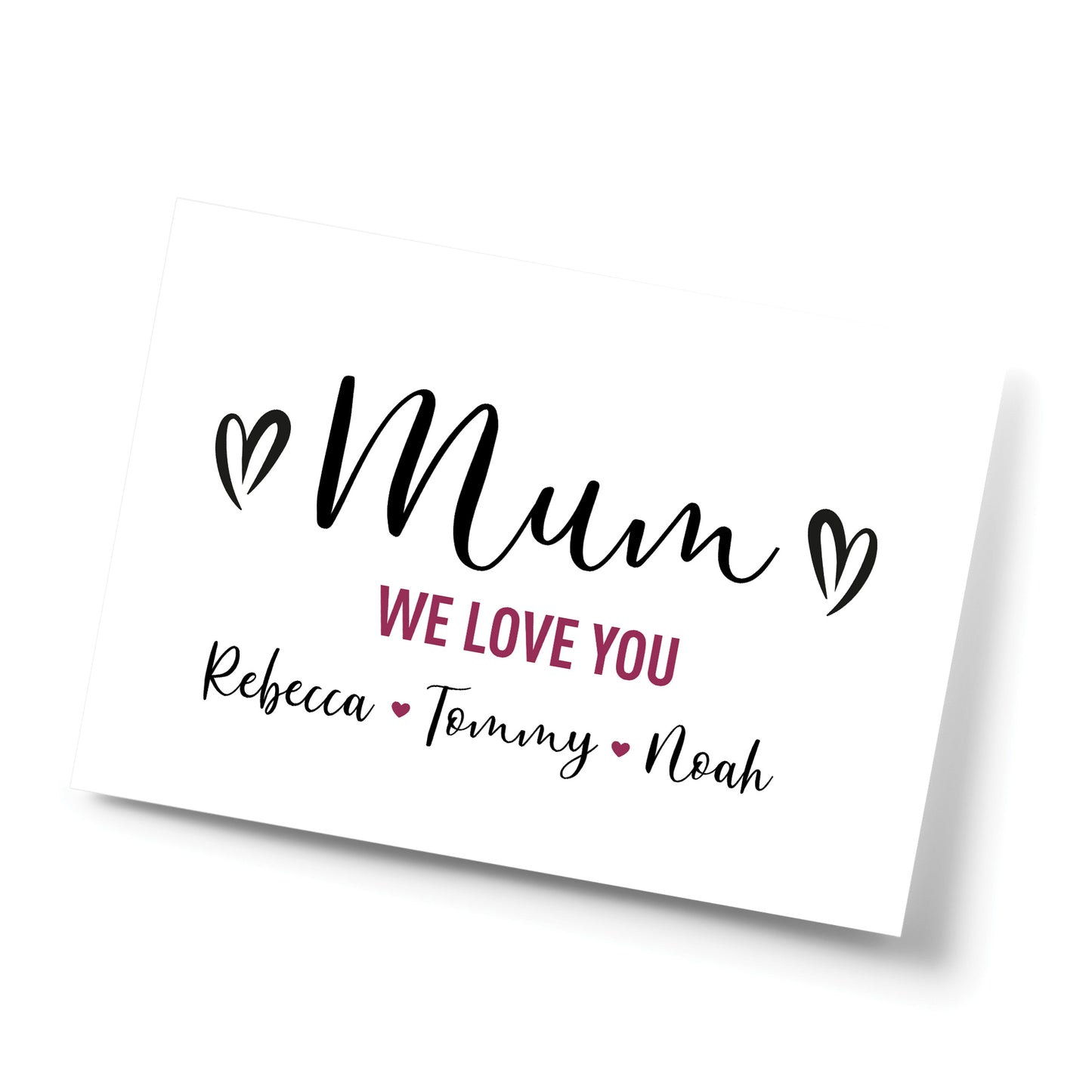 Mothers Day Gift For Mum Personalised Word Art Gift For Mum