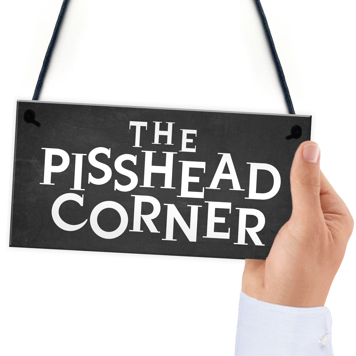 Funny Home Bar Sign PISS HEAD CORNER Garden Plaque Beer Gin