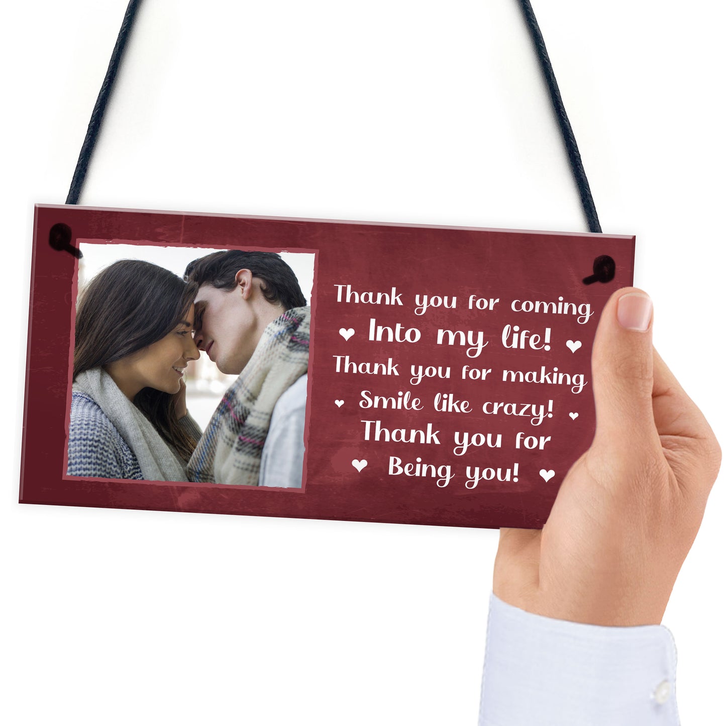 Personalised Photo Plaque Gift For Him Anniversary Gifts For Her