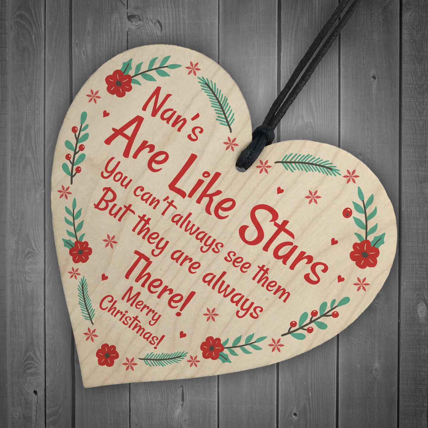 Christmas Gift For Nan Novelty Tree Decoration Bauble Gifts