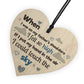 Fathers Shoulders Hanging Wooden Heart FATHERS DAY Gifts For Him
