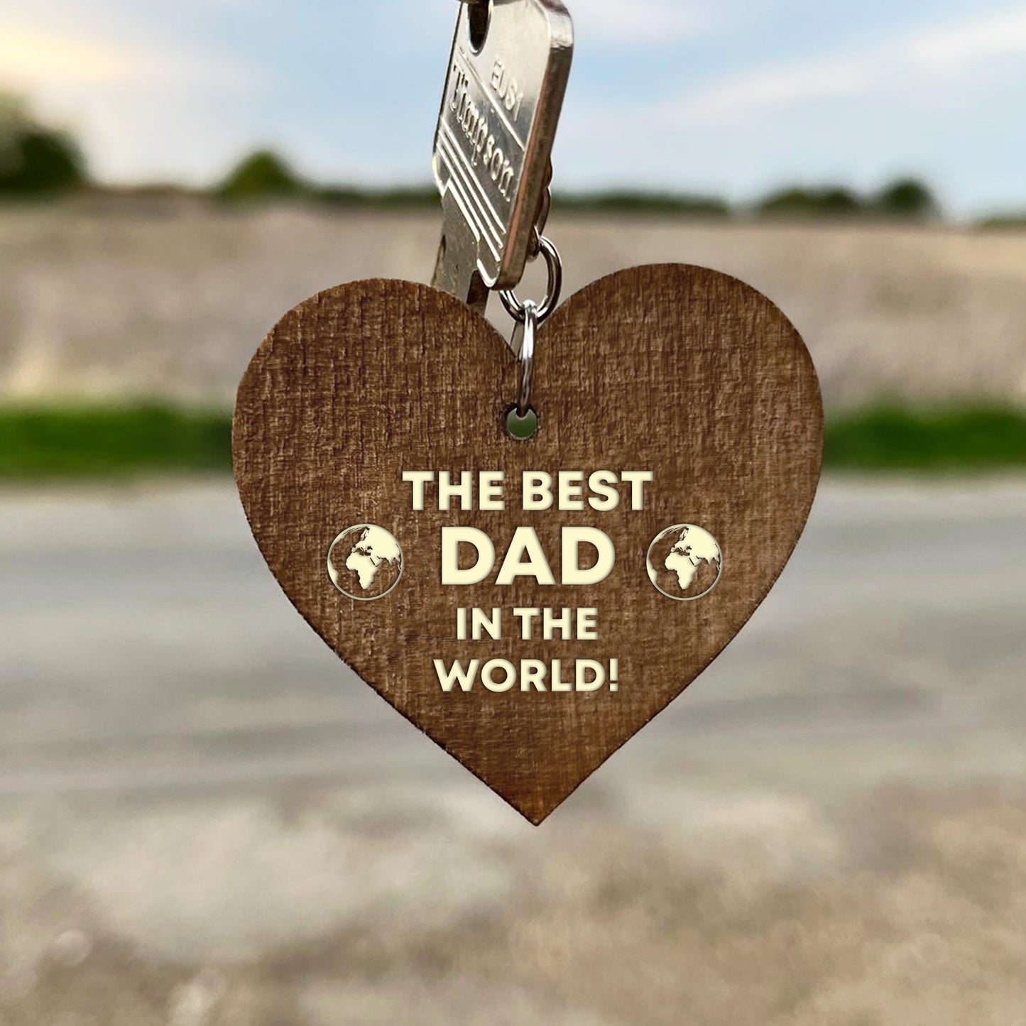 Funny Card And Keyring Bundle for Dad Fathers Day Birthday Card