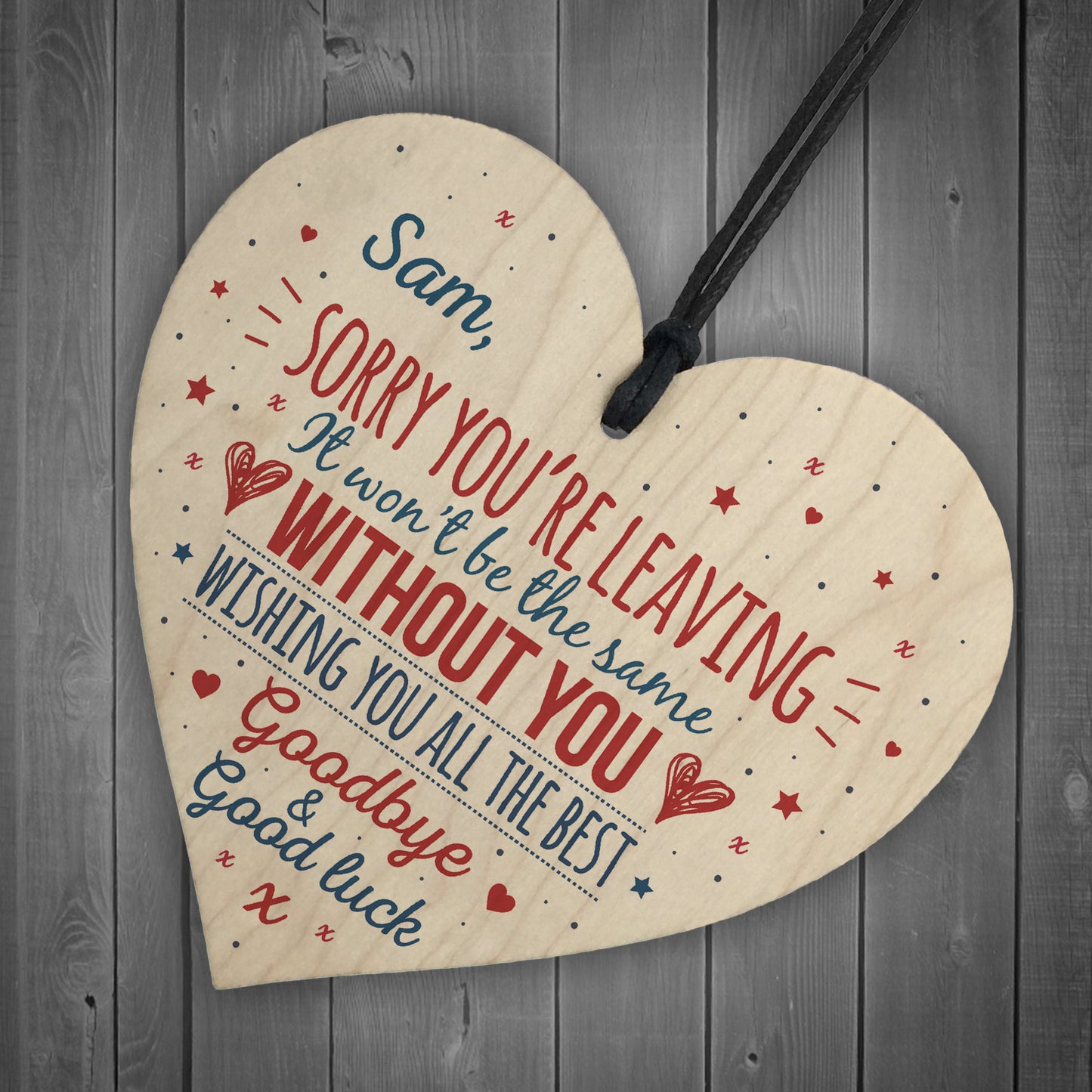 PERSONALISED Sorry You're Leaving Boss Friend Colleagues Gift