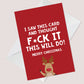 Hilarious Joke Funny Christmas Card For Dad Boyfriend Husband