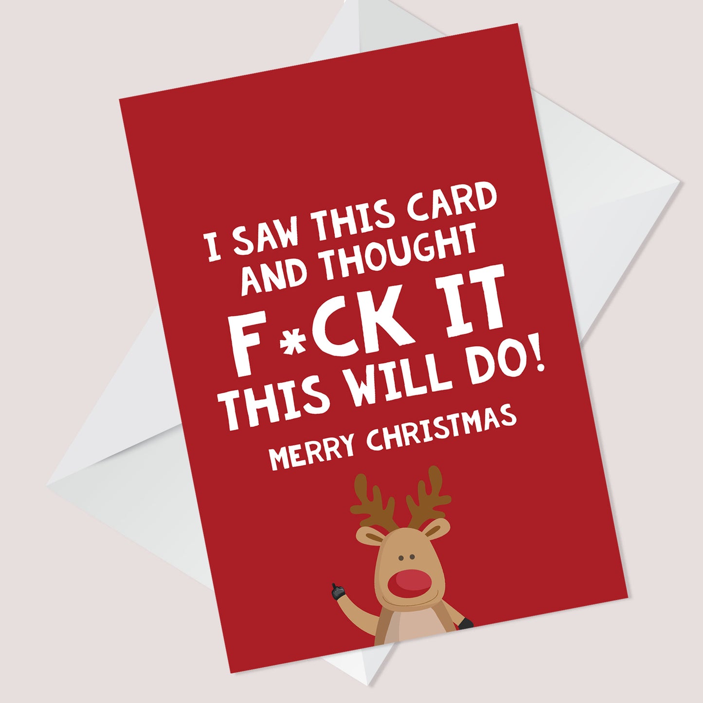 Hilarious Joke Funny Christmas Card For Dad Boyfriend Husband