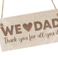Gift For Dad Fathers Day Gift Wooden Hanging Plaque Dad Birthday