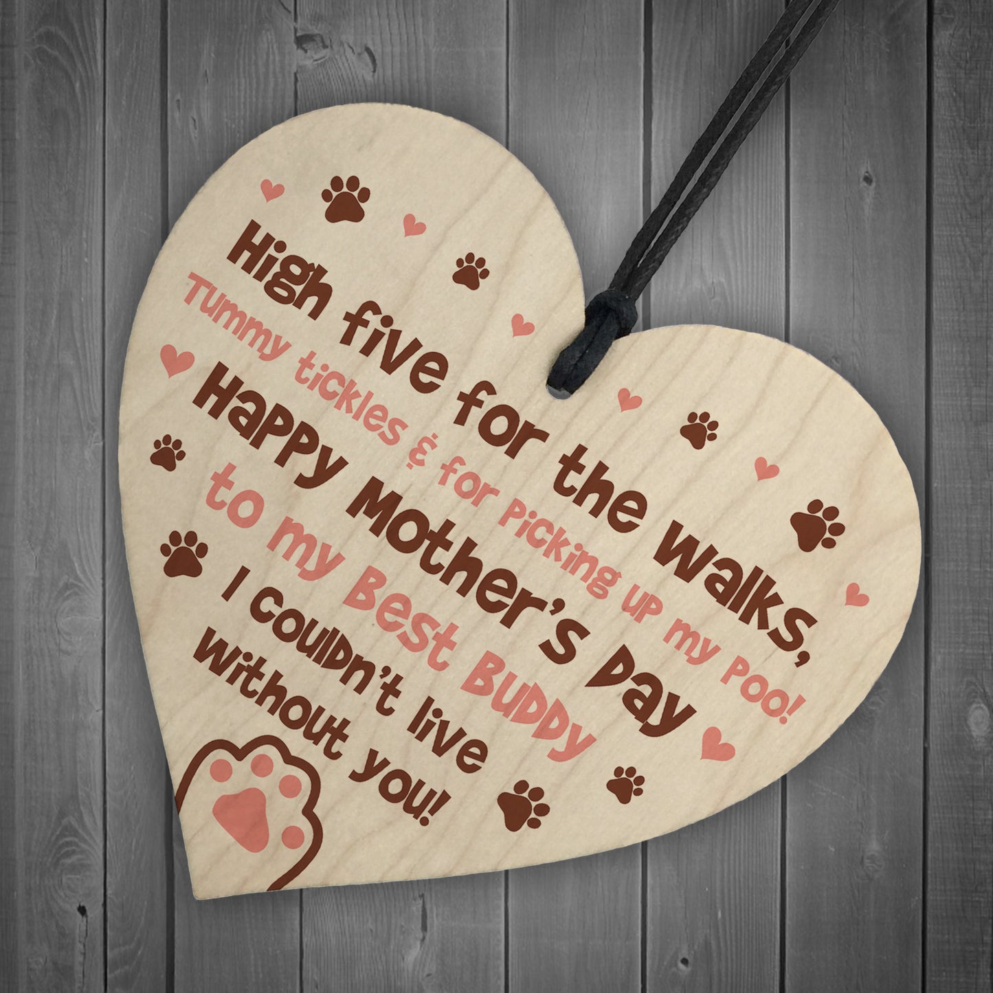 Mothers Day Gift From The Dog Funny Mother's Day Gift For Mum