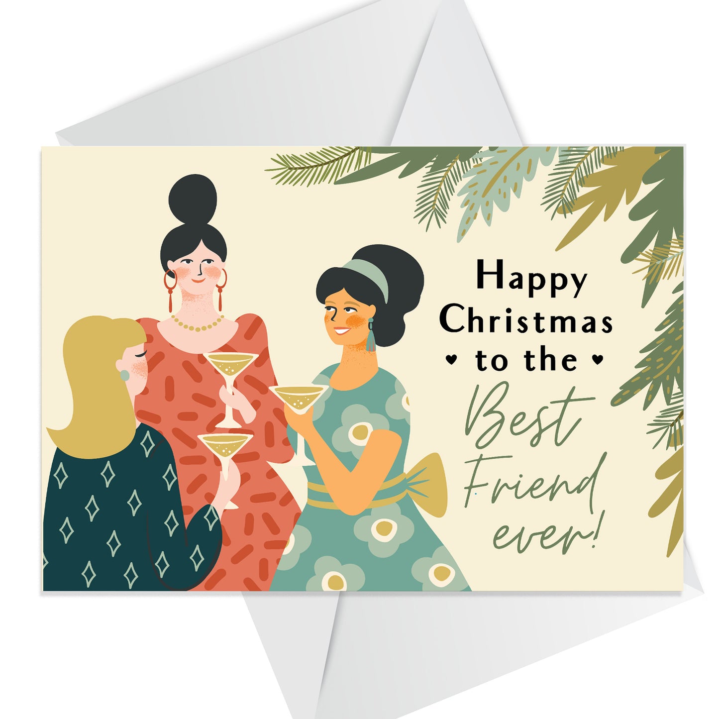 Christmas Card For Best Friend Happy Christmas Card For Friend