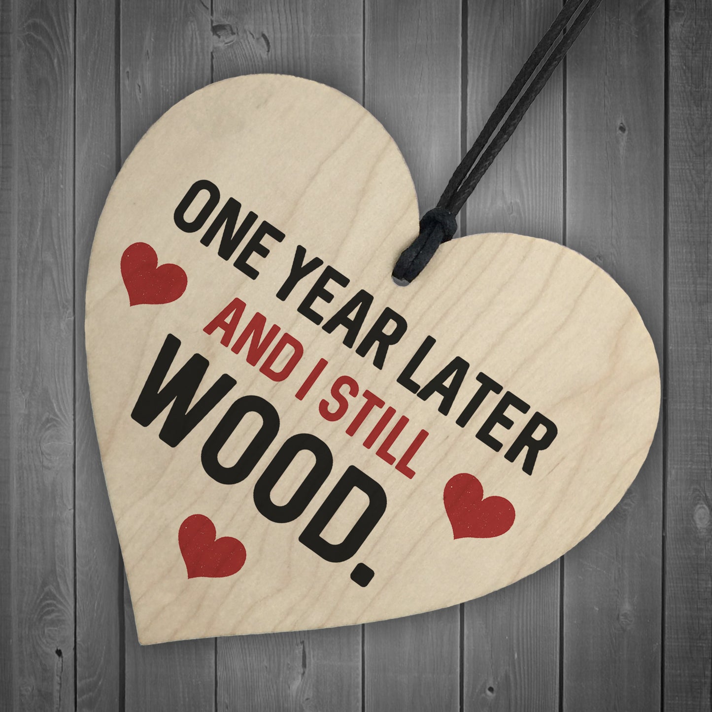 Funny 1st Anniversary Gift For Wife Husband Heart Gift For Him
