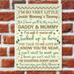 Baby Shower Thank You For Coming Table Wall Plaque Decoration