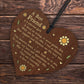 Best Friend Sign Poem Wood Heart Thank You Gift For Best Friend