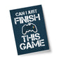 Blue Gaming Print Poster Playstation Inspired Boys Bedroom Sign