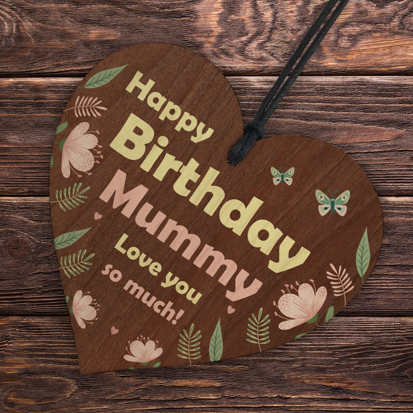 Birthday Gifts For Mummy Wooden Hanging Heart Mummy Gifts