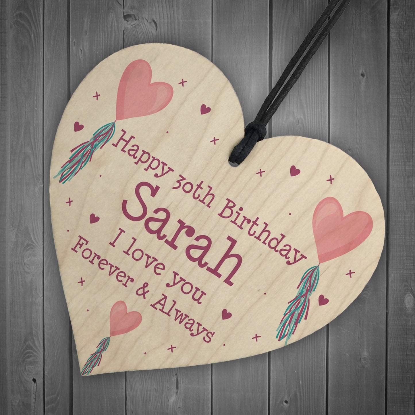 Birthday Gifts For Her PERSONALISED Heart Gift For Friend