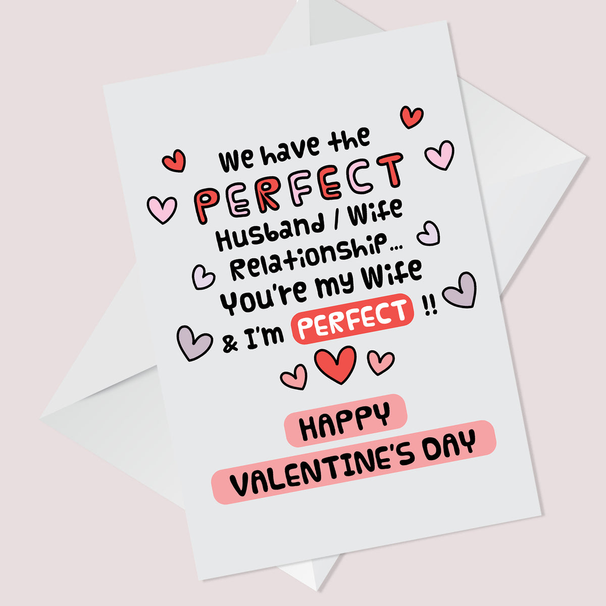 Funny Valentines Day Card For Wife Joke Valentines Card For Wife