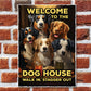 FUNNY Welcome To The Dog House Bar Sign Home Bar Sign Gift