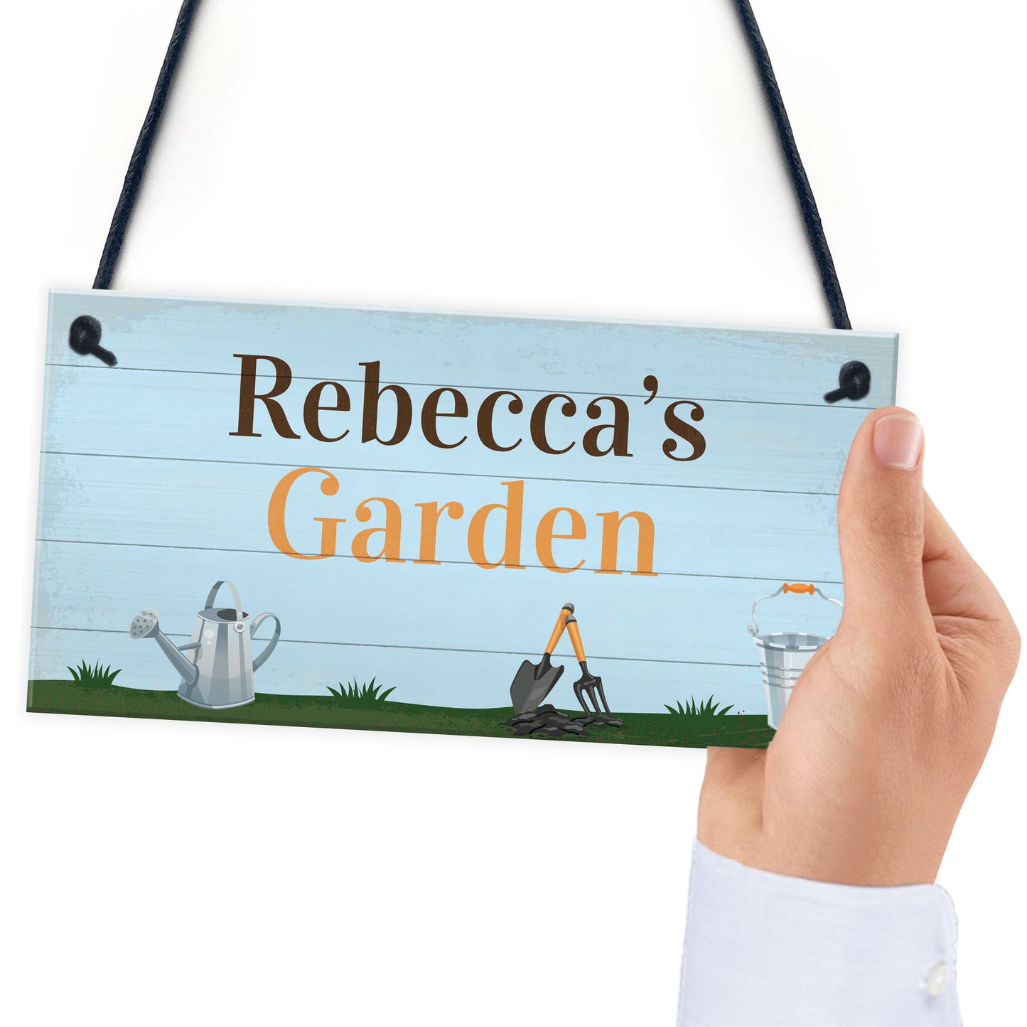 Garden Sign Personalised Hang On Summer House Garden Shed Sign