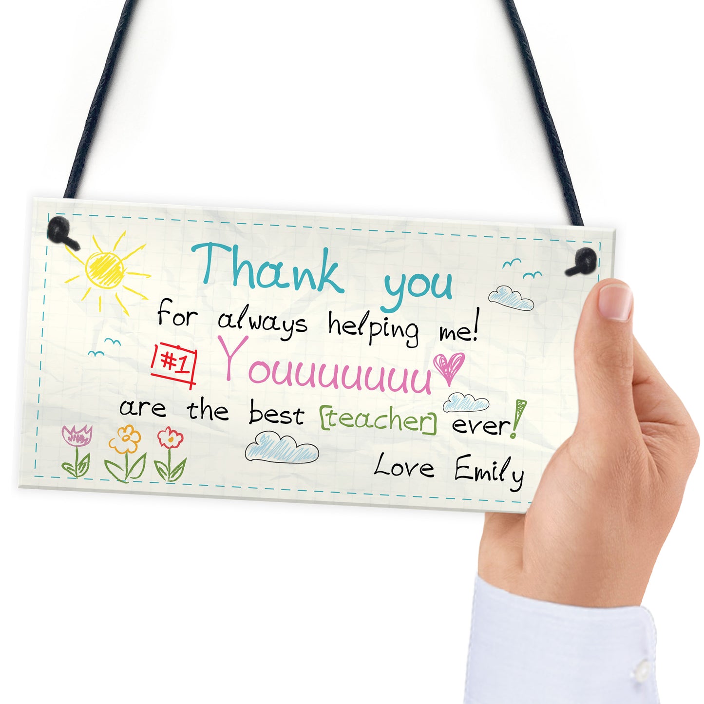 Teacher Leaving Gift Nursery Plaque Childminder Preschool Gift