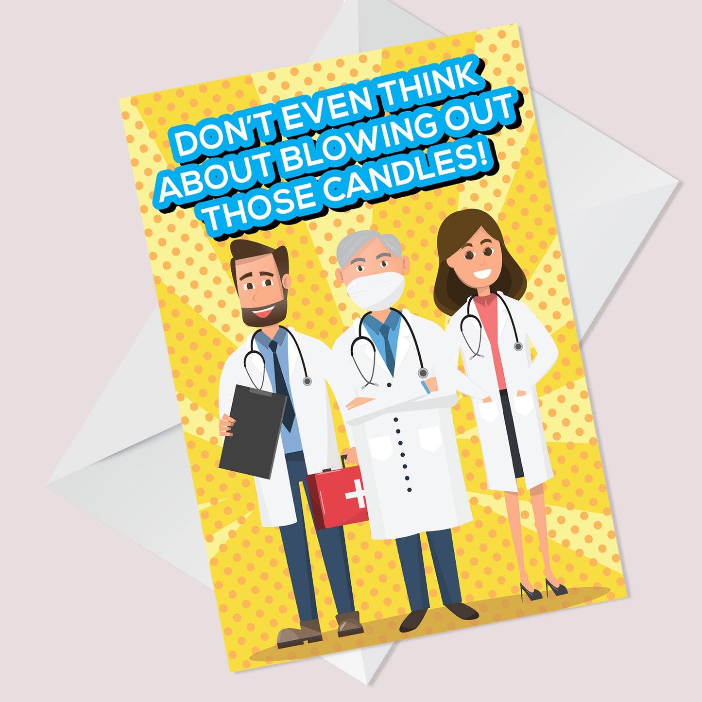 Funny Birthday Card LOCKDOWN DOCTOR Mum Dad Brother Sister