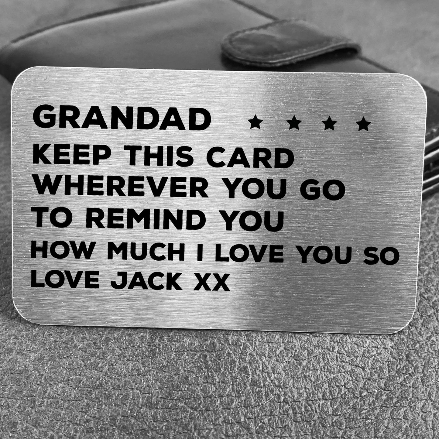 Special Gift For Grandad Birthday Christmas Personalised Insert