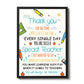 Framed Teacher Gift Thank You Poem Teacher Teaching Assistant