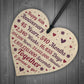 Anniversary Wooden Heart To Celebrate 45th Wedding Anniversary