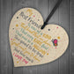 Friendship Gift Best Special Friend Wood Heart Sign Birthday