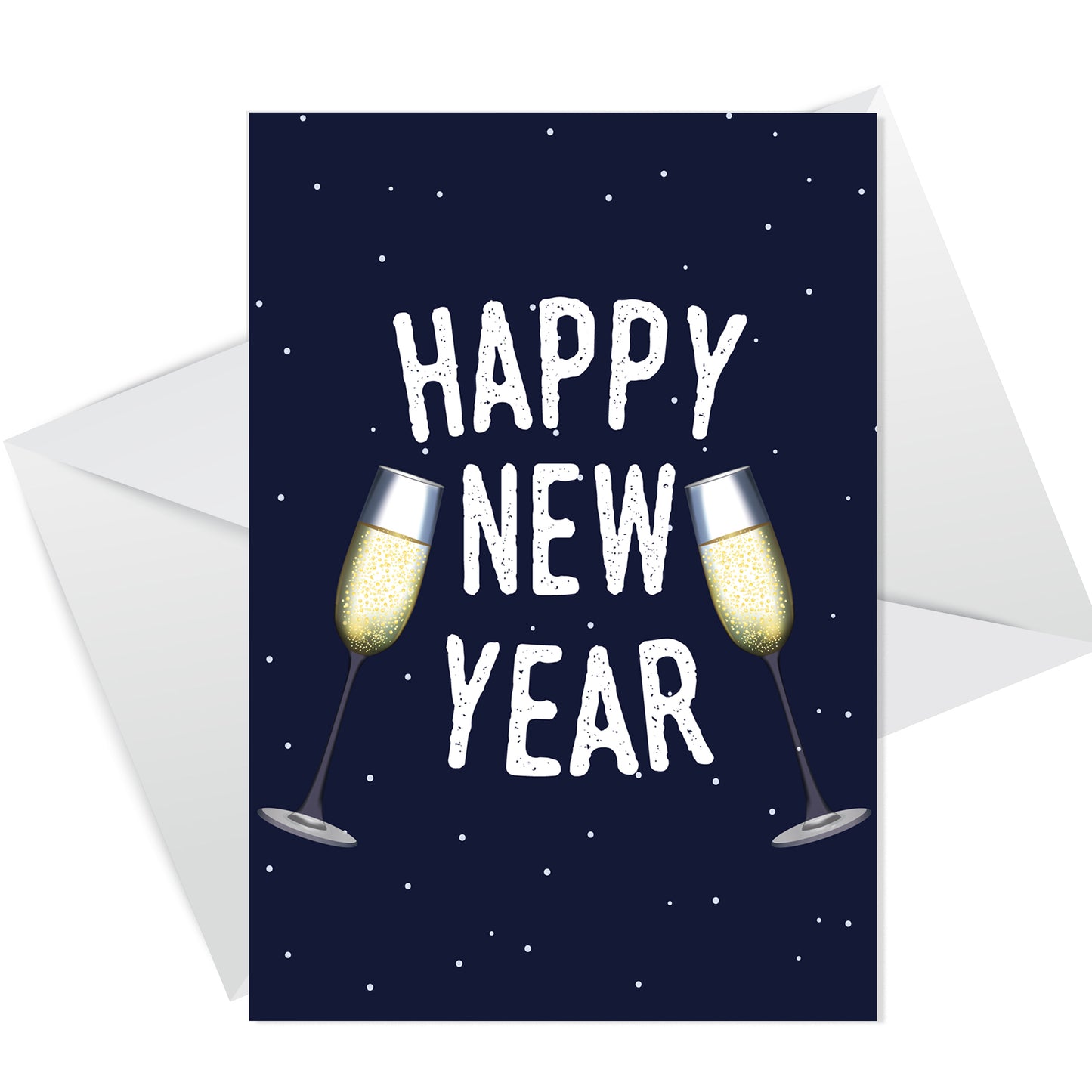 Happy New Year Cards Pack of 12 New Year Greeting Cards