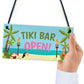 Welcome Tiki Bar Signs Novelty Bar Decor Gifts Hanging Signs