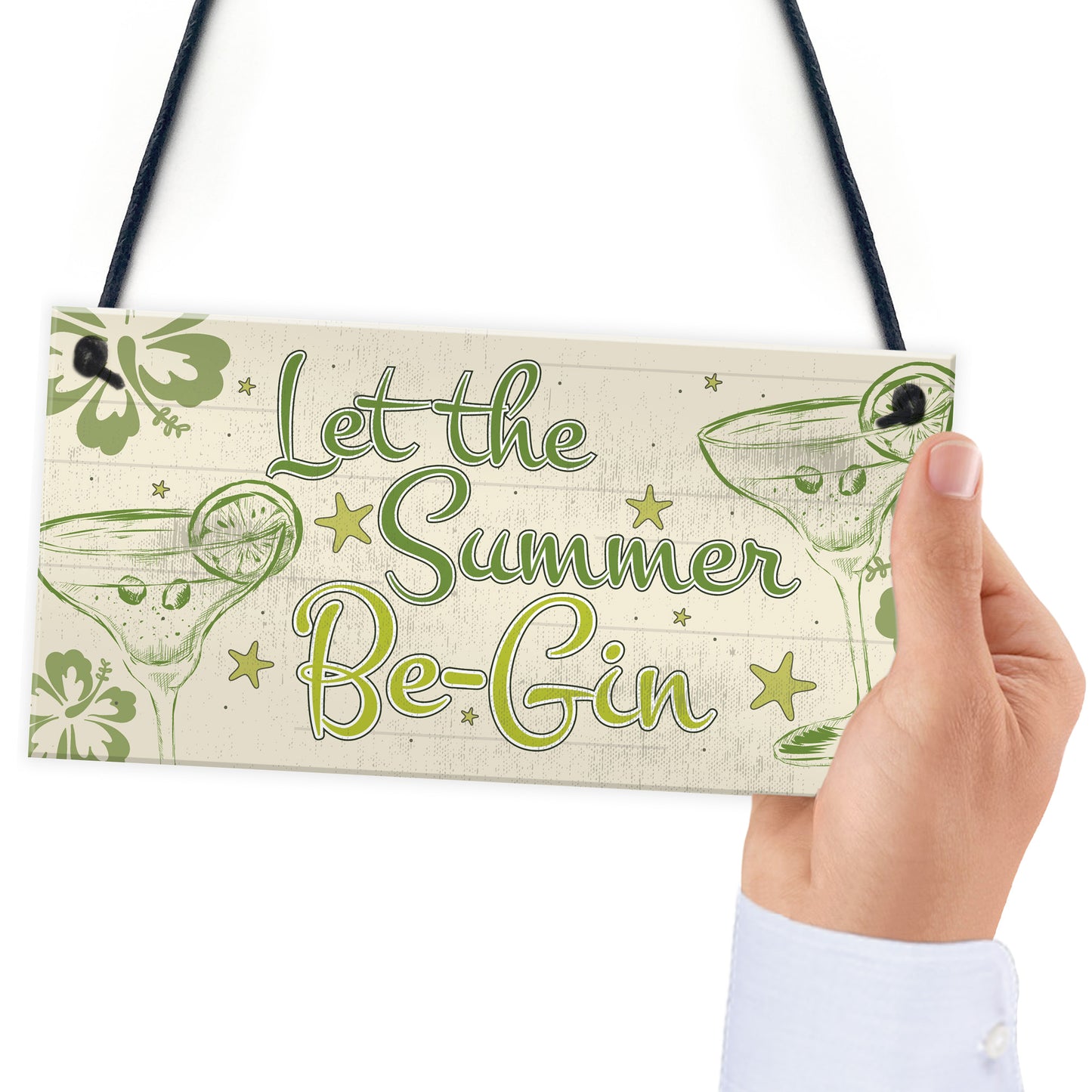 Funny Gin Sign Shabby Chic Home Bar Kitchen Alcohol Plaque