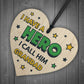 Grandad Gifts For Fathers Day Birthday Heart Superhero Theme