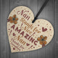 THANK YOU Gift For Nan Birthday Card MOTHERS DAY Gift Plaque