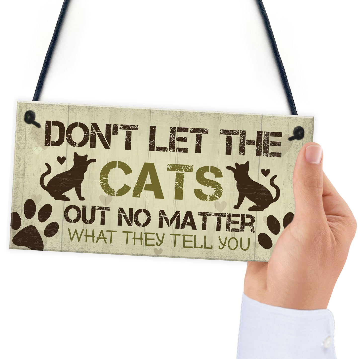 Funny Cat Signs And Plaque Cat Signs For Home Funny Cat Gift