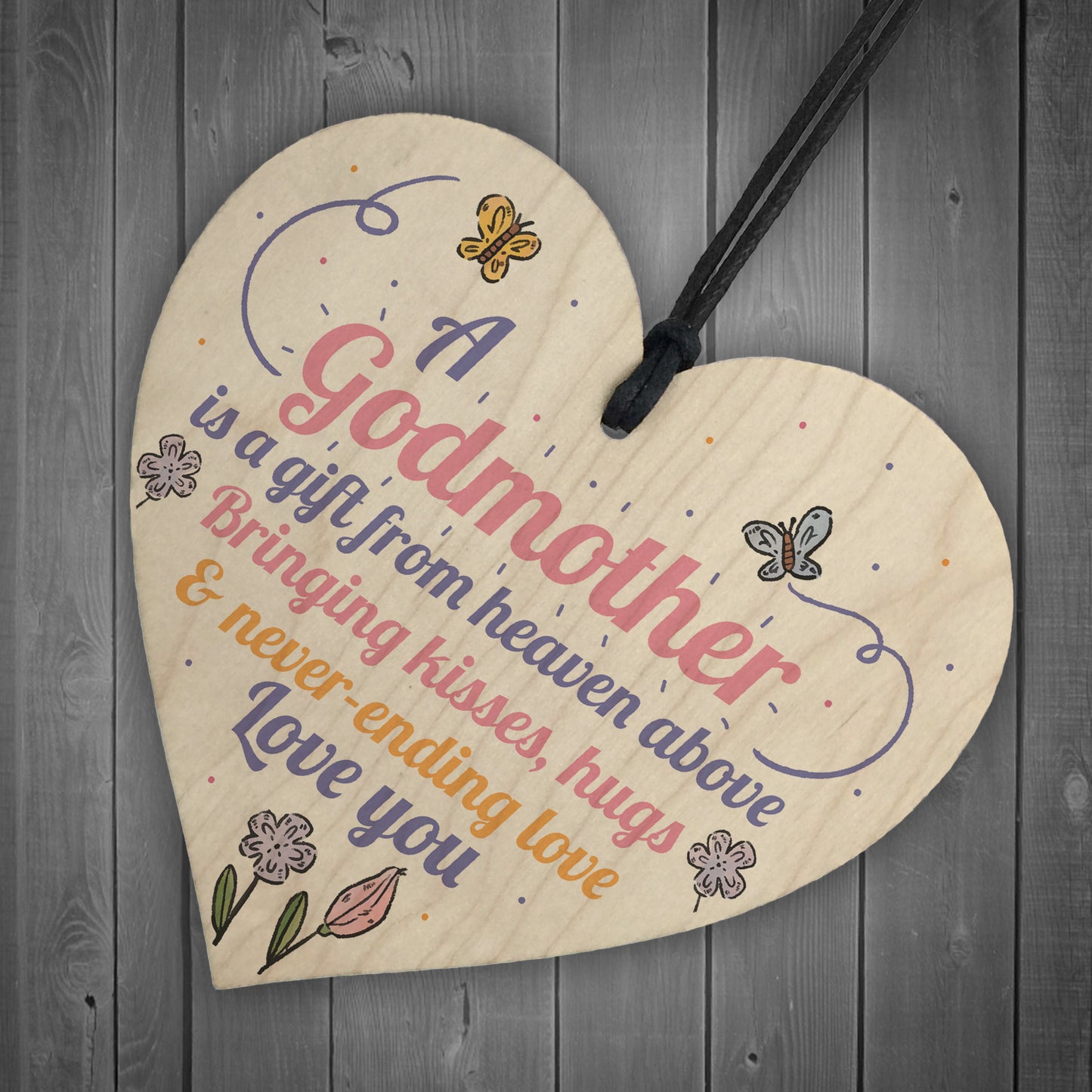 Godmother Asking Gift Thank You Sign Woos Heart Christening Gift