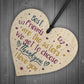 Best Friend Sister Friendship Gifts Wooden Heart Birthday Plaque