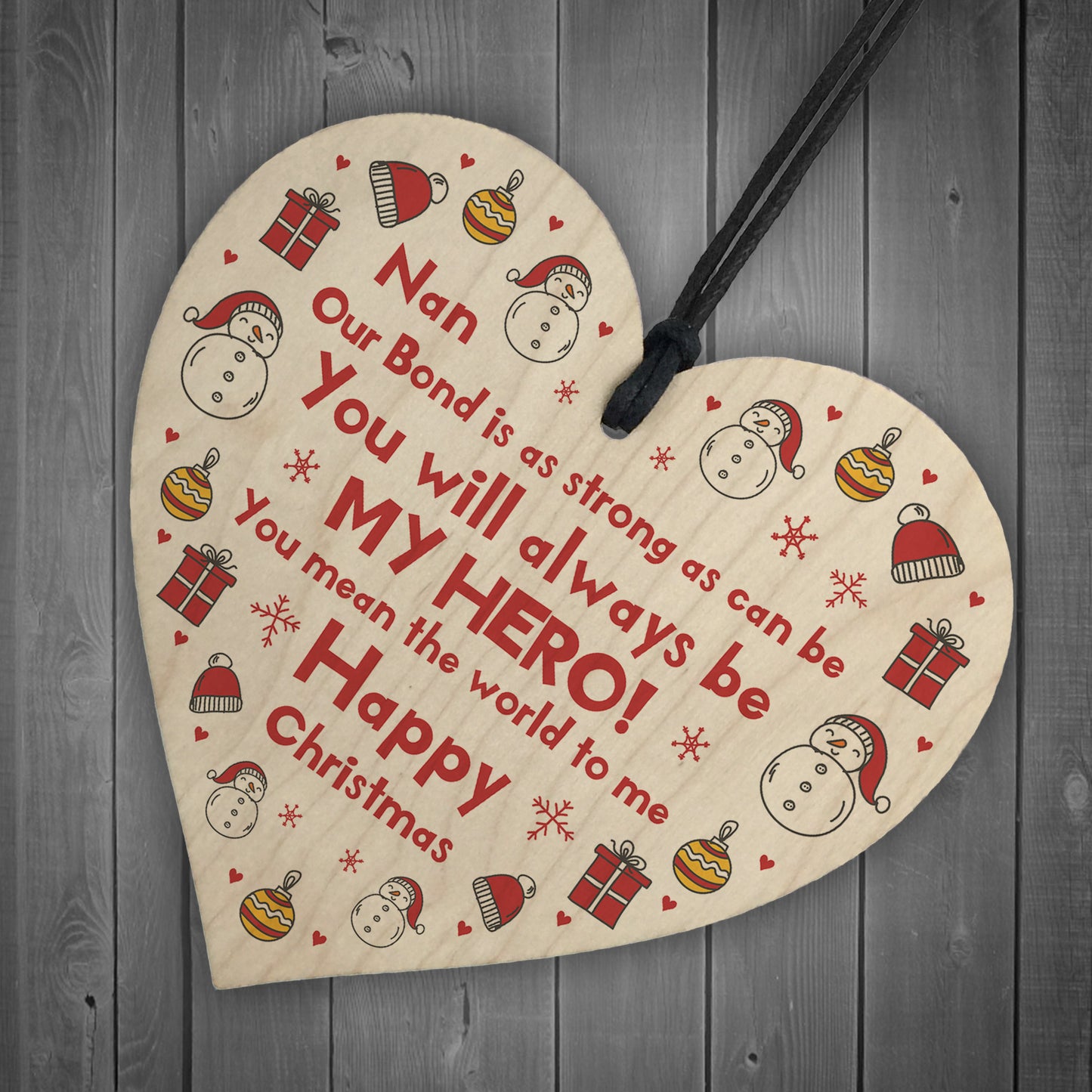 Nan Nanny Christmas Tree Decoration Gifts For Her Grandparents