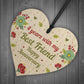 4th Wedding Anniversary Gift For Husband Wife Wooden Heart Gifts