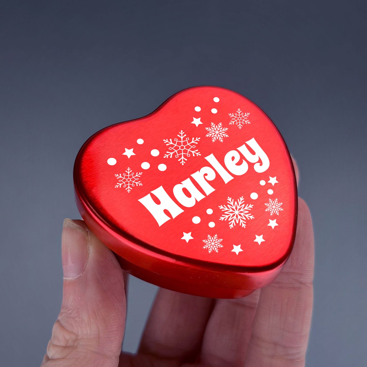 Personalised Storage Heart Tin Sweets Secret Santa Gift Daughter